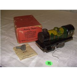 tin litho Hornby trian engine in box