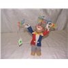 Image 1 : 6" wind up toy clown, partly working