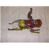Image 3 : tin litho wind up rolling monkey toy, no key