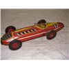 Image 2 : 16" tin racing car wind up toy, missing driver's head