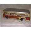 Image 1 : 14 1/2 woodhaven tin wind up bus, "Robot Bus"