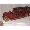 Image 1 : 20 1/2 Schieble 1920's fire truck toy, missing one light