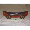 Image 1 : 9" tin toy boat by Mohawk toy Co,