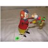 Image 2 : 4" Schuco tin wind up clown with mouse