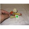 Image 1 : 5" clown rolling tin toy wind up 1940's