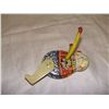 Image 2 : 5" clown rolling tin toy wind up 1940's
