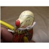 Image 3 : 5" clown rolling tin toy wind up 1940's