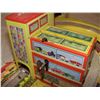 Image 3 : 4 1/2" wind up toy garage, with plastic roads