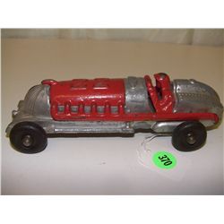 7" Hubley race car #22 cast iron toy