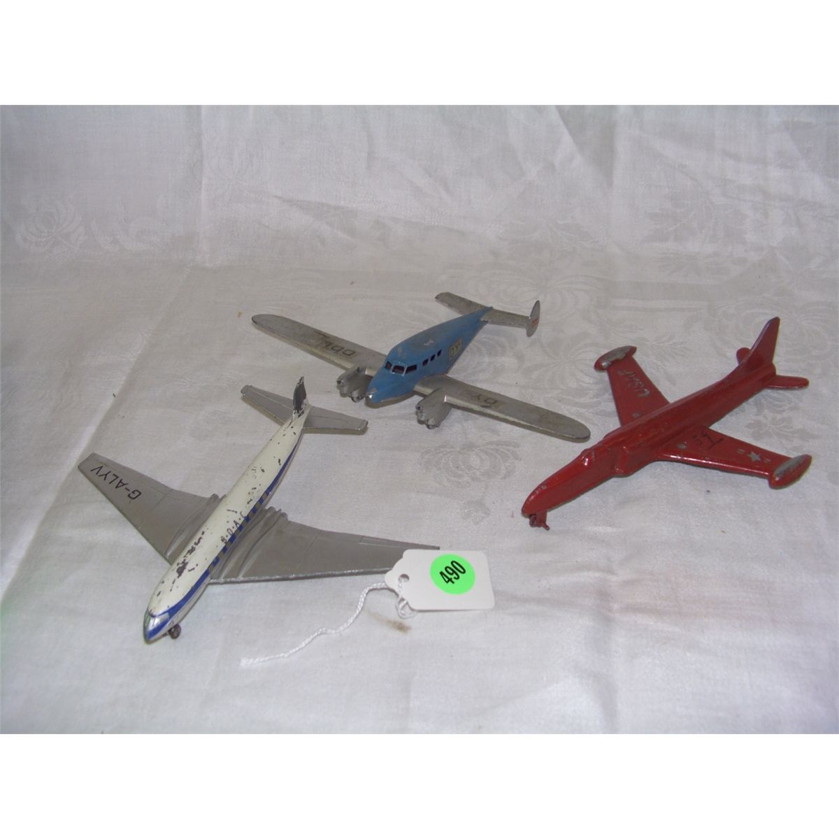 3 piece metal planes and jet