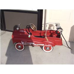 newer pedal car fire car / truck , special shipping please