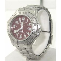 Breitling Stainless Steel Date Just Quartz Mens Watch