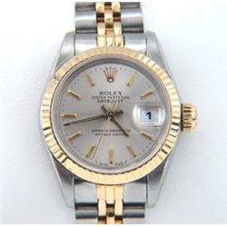Rolex 18K Yellow Gold/Stainless Steel Date Just Watch