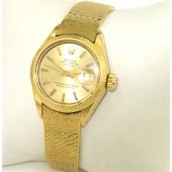 Rolex 18K Yellow Gold Ladies Watch