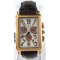 Techno Com Diamond Stainless Steel Chronograph Watch