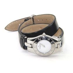 Baume & Mercier Stainless Steel Leather Strap Watch