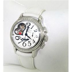 Zenith Stainless Steel Diamond Skeleton Watch