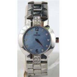 Concord Stainless Steel Diamond Watch