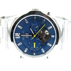 Kenneth Cole Stainless Steel Skeleton Watch