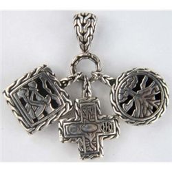 John Hardy Silver Charm Pendant
