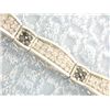 Image 1 : 14k Gold Bracelet with Diamonds