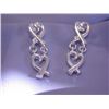 Image 2 : Sterling Silver Dangling Earrings made in ITALY