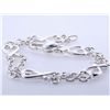 Image 2 : Sterling Silver Heart Bracelet made in ITALY