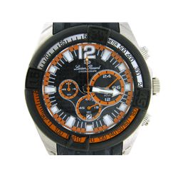Lucien Piccard Men's Volcano Rubber Strap Watch - 26942OR