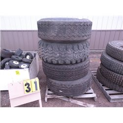 4 used truck tires