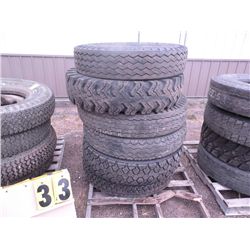 6 used truck tires