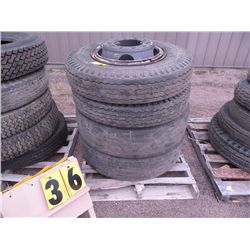 4 used truck tires