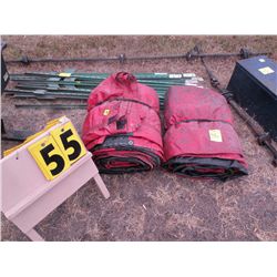 Qty 2 semi truck tarps