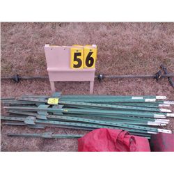 Approximately 18 T-posts