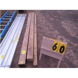 Qty 2  6x6 & Qty 1  4x4 post