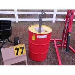 barrel w/barrel pump