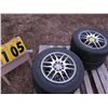 Image 1 : 4 American Racing 15" Aluminum Rims w/tires
