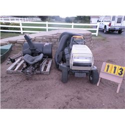 White LT165 Mower, snow blower & bagger 2 stage 40"
