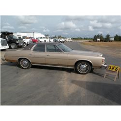 1978 Ford LTD VIN 8P63H154970