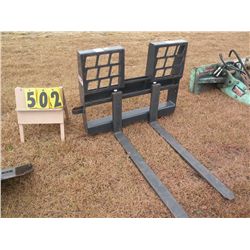 48" Stout walk through pallet fork