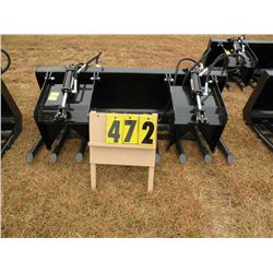 new 72" twin cylinder grapple fork