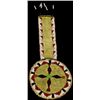 Image 1 : C. 1900 beaded on leather Apache watch case