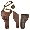 Image 1 : Collection of 3 leather holsters