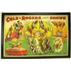 Image 1 : Terrific Cole and Rogers colored lithograph