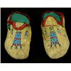 Image 1 : C. 1890 Northern Plains partially beaded moccasins