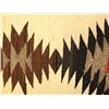 Image 2 : Early Navajo rug, black border with red, black and