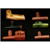 Collection of 6 carved pipe bowls.
