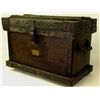 Original iron and wood stagecoach box