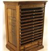 Richardson Silk Co. oak cabinet