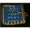 Image 1 : C.1870-1880's Black Foot fully beaded bag