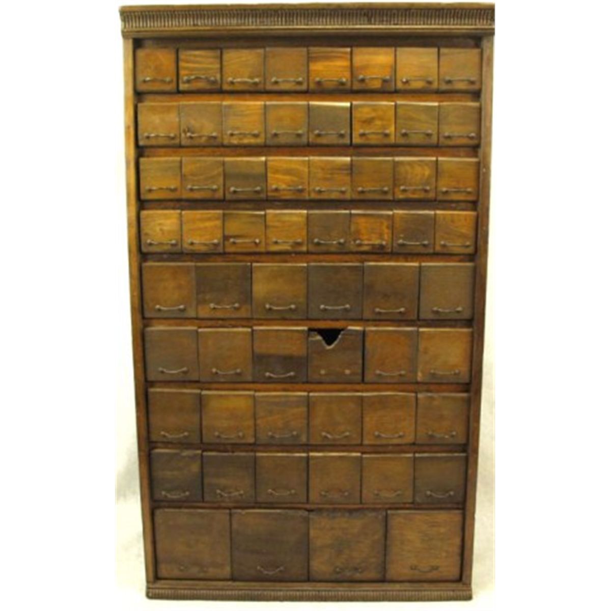 Antique hardware store bolt bin